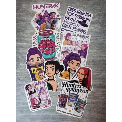 Αυτοκόλλητα K-Pop Demon Hunters- HUNTRIX STICKERS